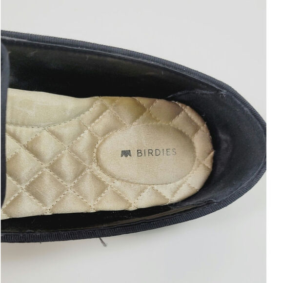 BIRDIES THE STARLING LOAFERS IN BLACK VELVET, SZ 9 - Picture 10 of 16